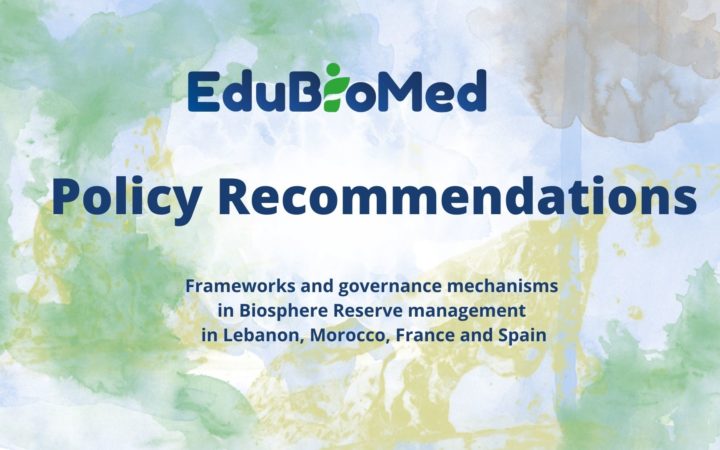 Frameworks and governance mechanisms in Biosphere Reserve management in Lebanon, Morocco, France and Spain