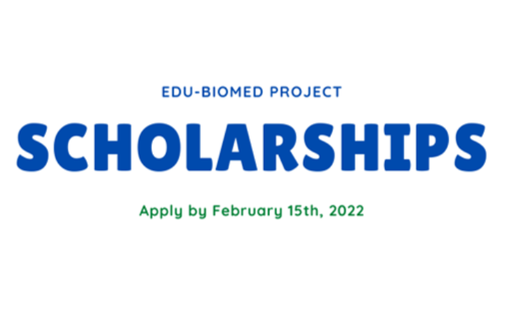 Scholarship opportunities in the framework of the Edu-BioMed project: apply by February 15th, 2022