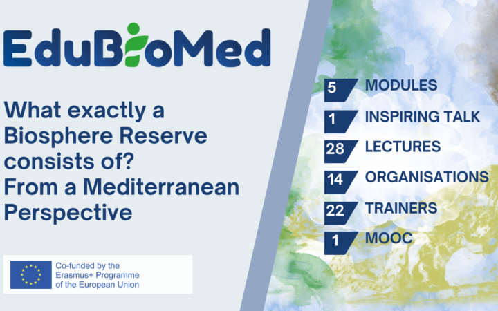 What exactly a Biosphere Reserve consists of? Discover the Course developed by the Edu-BioMed project